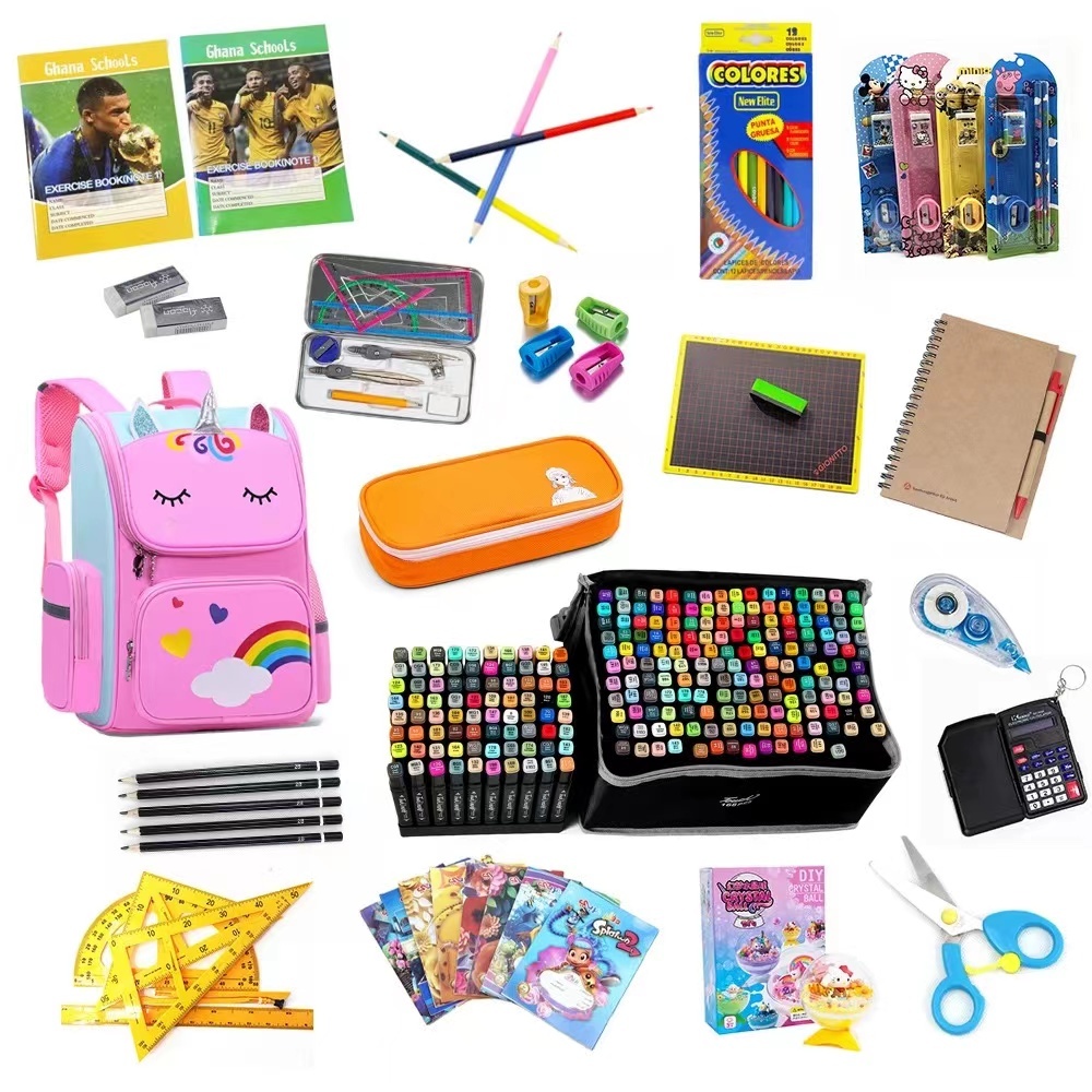 Wholesale Custom Back to School Products Kids School Supplies Kit Stationery Sets for Students