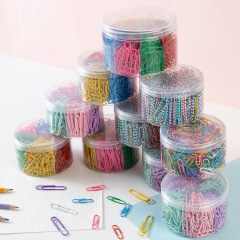 Hot Wholesale Custom Logo Reusable Colorful Paper Clips in Office Stationery Promotional Business Gifts