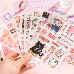 Hotsale Simno Cute Cartoon for Girls Scrapbook Diary Supplies Birthday Gifts Notebooks Stationery Set for Kids