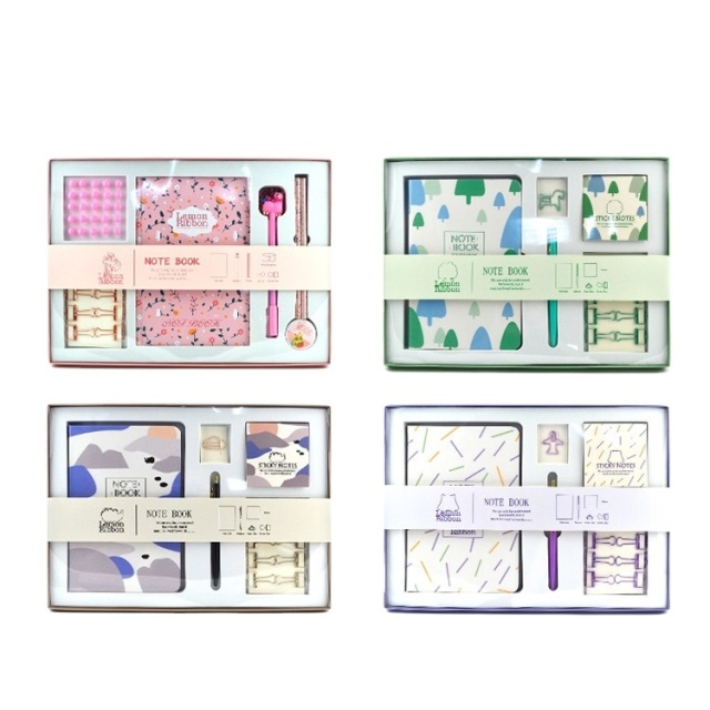 Factory Custom Kindergarten Children's Learning Stationery 5 Pieces Gift Box Set Opening Prizes