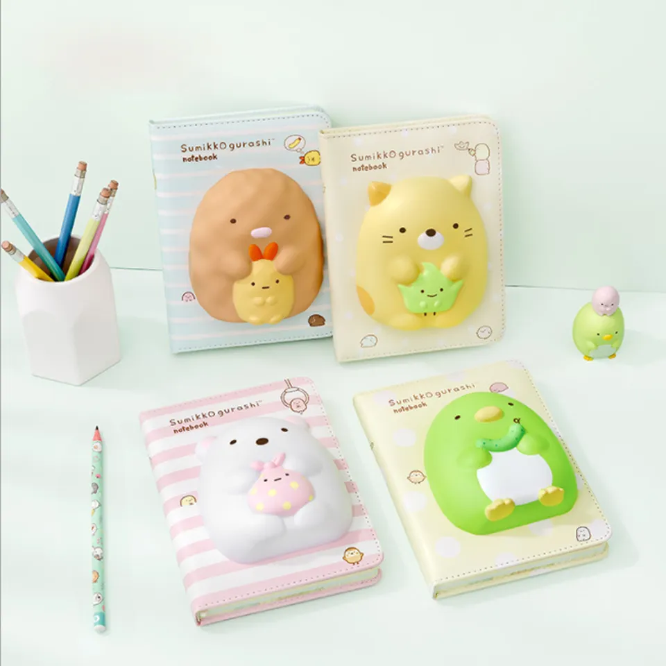 Animal PU Cartoon Fat Novelty Fancy Kids Pen Rubbing Chubby Soft Decompression Rebounding Ledger Journal Diary Note Book