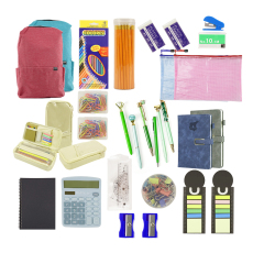 Hotsale Complete Manufacture Student Stationery Drawing Art Set Girls School Stationery Set School Supplies Stationery Set