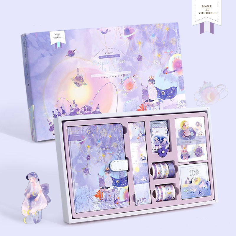 DIY Journalling Set Journal Gift Set Notebook Journal Book Set with 147 Pieces Items