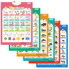 LELEYU OEM Style Feature Talking Poster Music Toys Other Educational Toys to Learn English