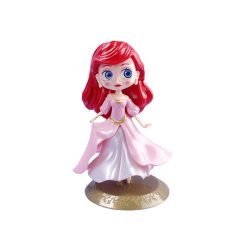Wholesale 3D posket princess Cinderella Figures big eyes Queen PVC Figurines anime doll toy for birthday cake topper