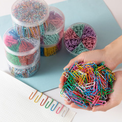 Hot Wholesale Custom Logo Reusable Colorful Paper Clips in Office Stationery Promotional Business Gifts