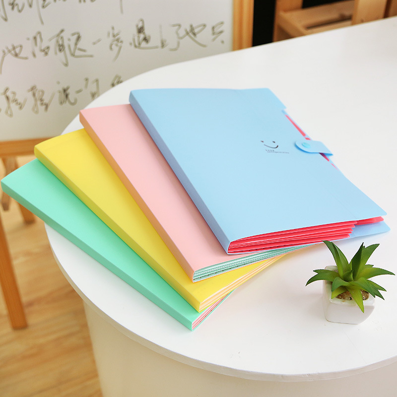 2023 New Product Expanding File Bag 8 Pockets Decorative Expanding Accordion Folder