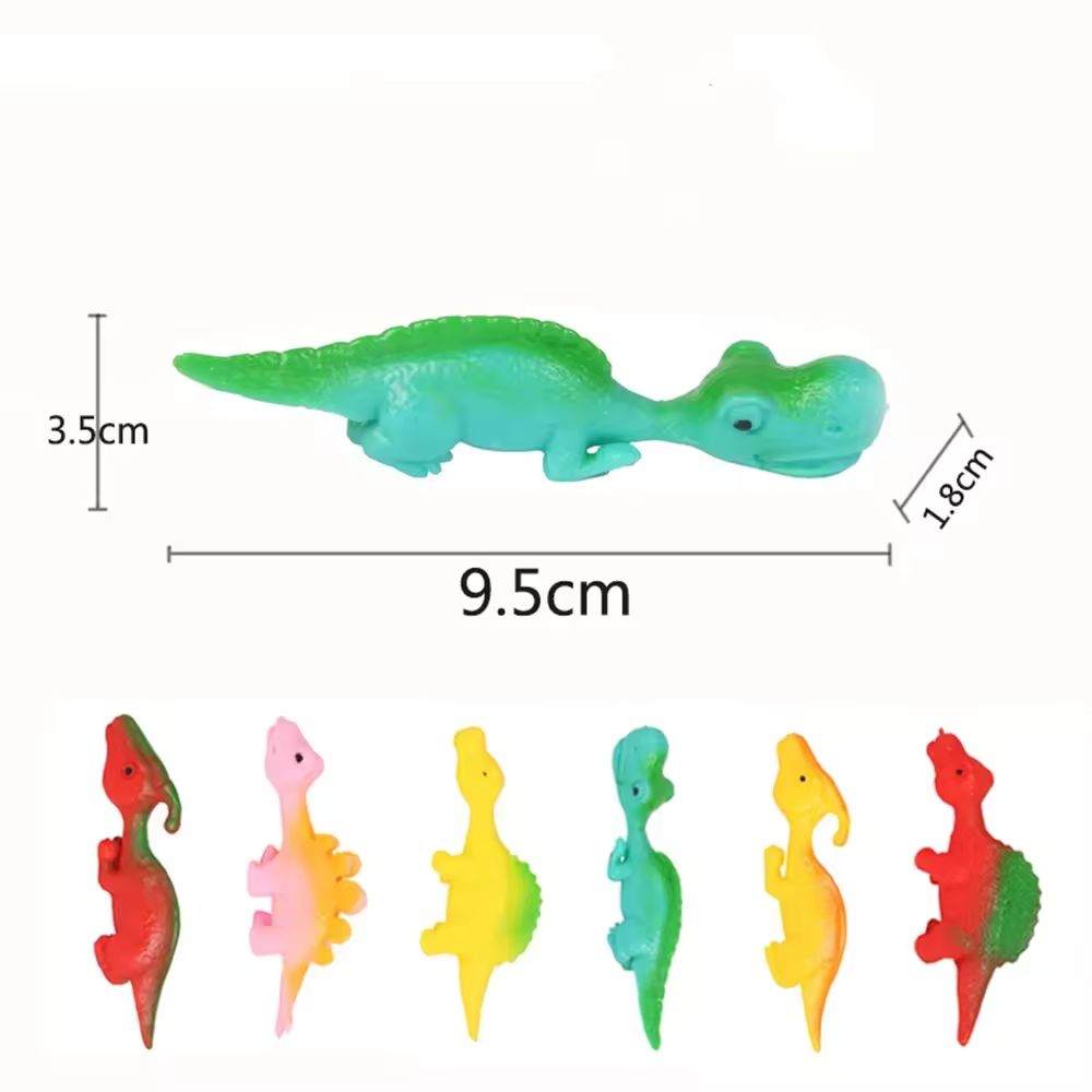 Colorful Finger Catapult Dinosaur Games Kids Birthday Baby Shower Party Favor Giveaway Christmas Gift