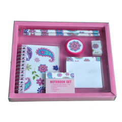 Factory Custom Kindergarten Children's Learning Stationery 5 Pieces Gift Box Set Opening Prizes
