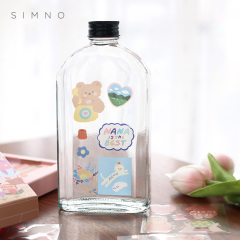 New Arrived 100  Pcs Cartoon Girls PET Sticker Set, Custom Journals Stickers, Kids Gifts Student Stationery