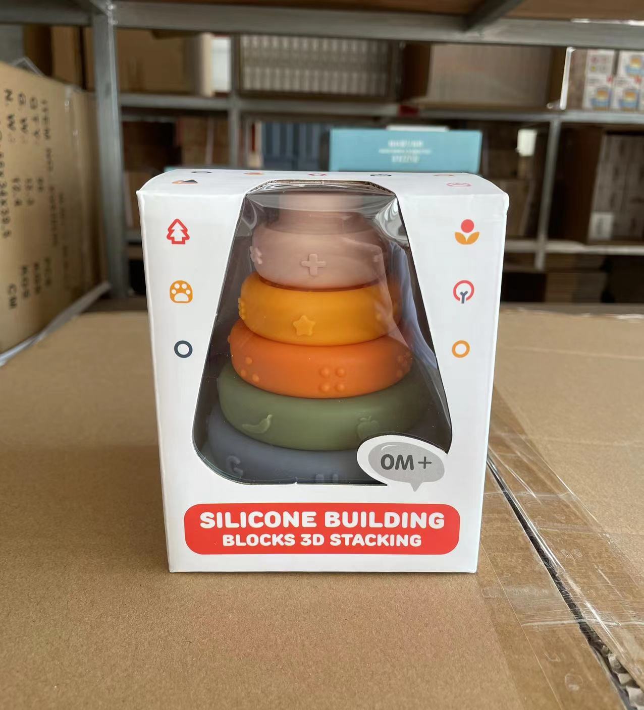 Wholesale Soft Baby Teething Toys Stacking Building Blocks for Infants Sensory Developmental Education Toys