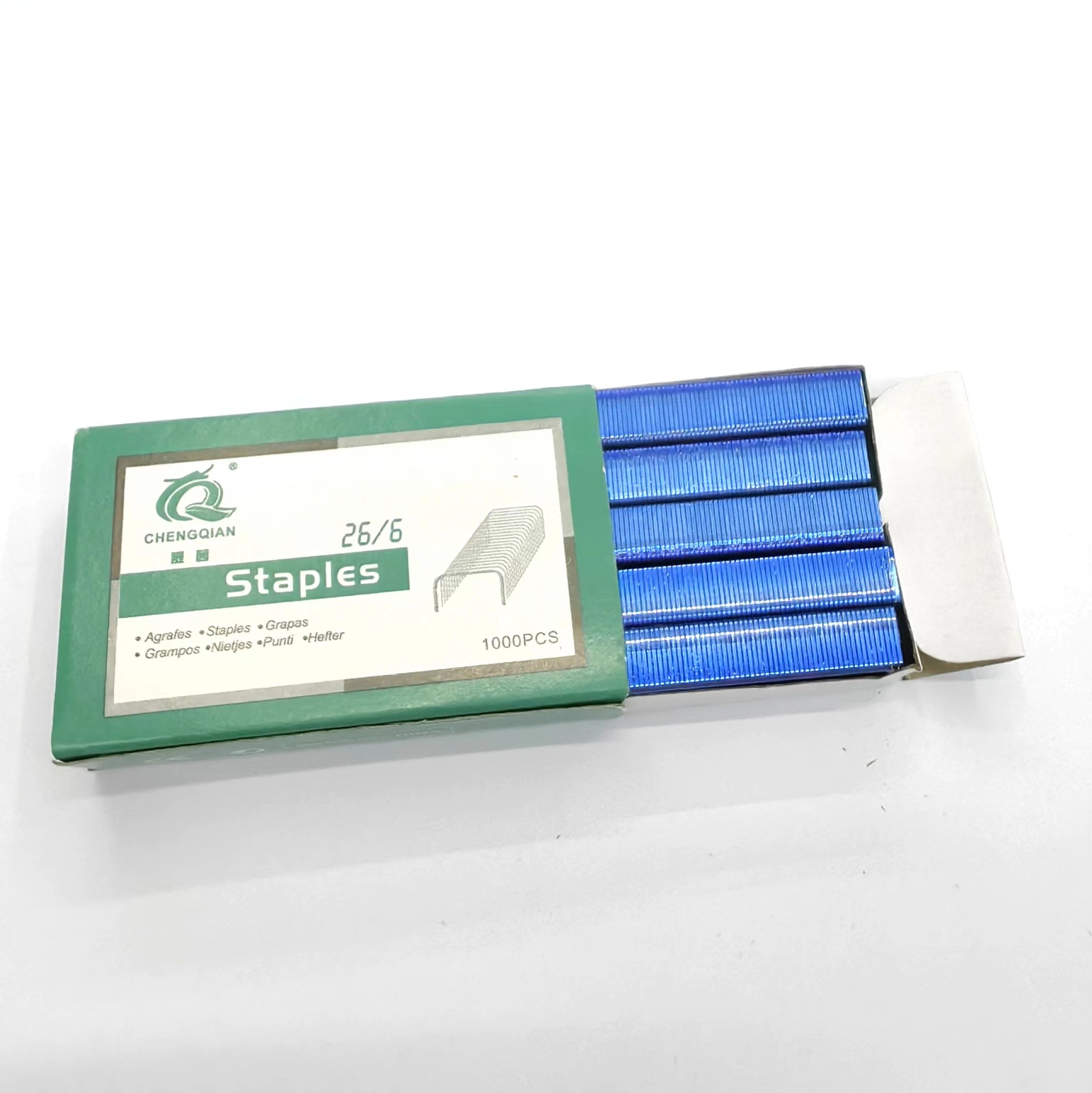 HotOffice Stapler Staples Colorful Manual Stapler Refill 26/6 12mm Width #12 Staples 950/Box Rose Gold Black Blue Purple Staples