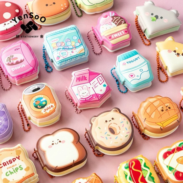 Cute Cartoon Portable Mini Notebook Decompress Relief Sticky Notes Students Portable Preparation Sticky Notes