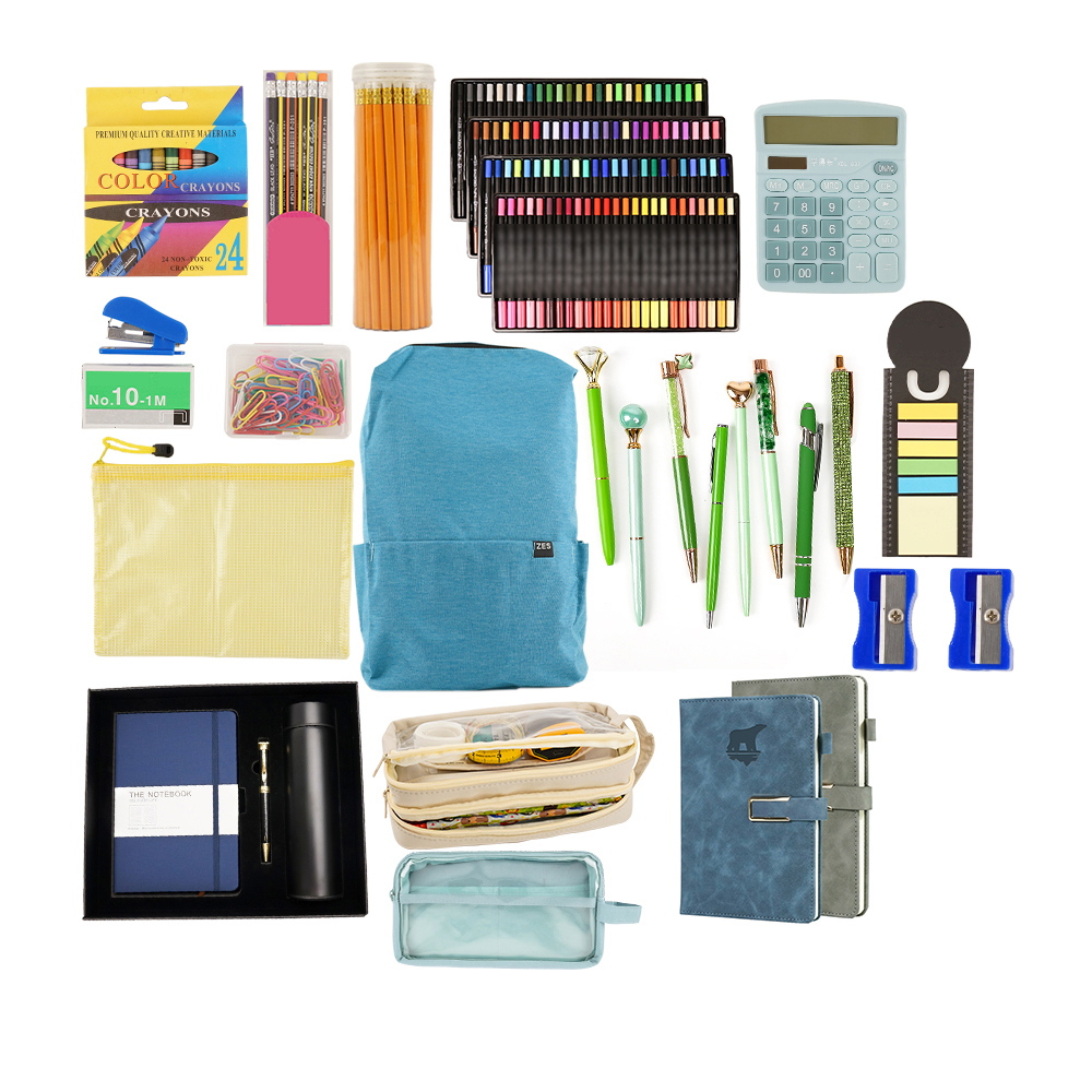 Hotsale Complete Manufacture Student Stationery Drawing Art Set Girls School Stationery Set School Supplies Stationery Set