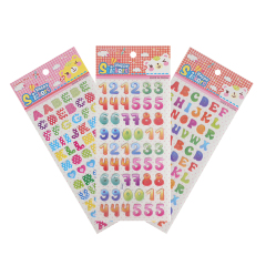 Hot Selling High Quality Bulk Reusable Kids Cartoon Animals 3D Puffy Stickers for Decoration