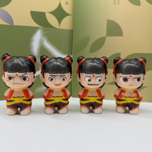 Nezha pinched Le's explosive decompression toy slow rebound and decompression artifact magic boy naohai figure cartoon pendant