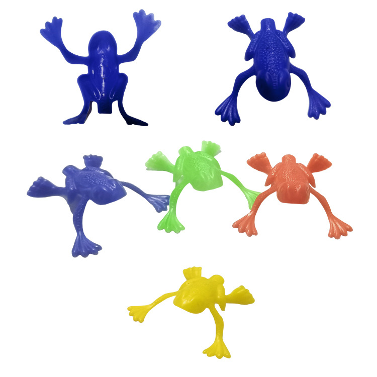 Hot Selling Plastic Jumping Frog Finger Press Bouncing Frog Bouncing Toad Toad Kids Parent-Child Educational Toys Wholesale