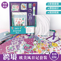 Cute Art Crafts Tween & Teenage Kids Scrapbook Diary Supplies Set Cool Birthday Gifts Ideas DIY Journal Kit for Girls