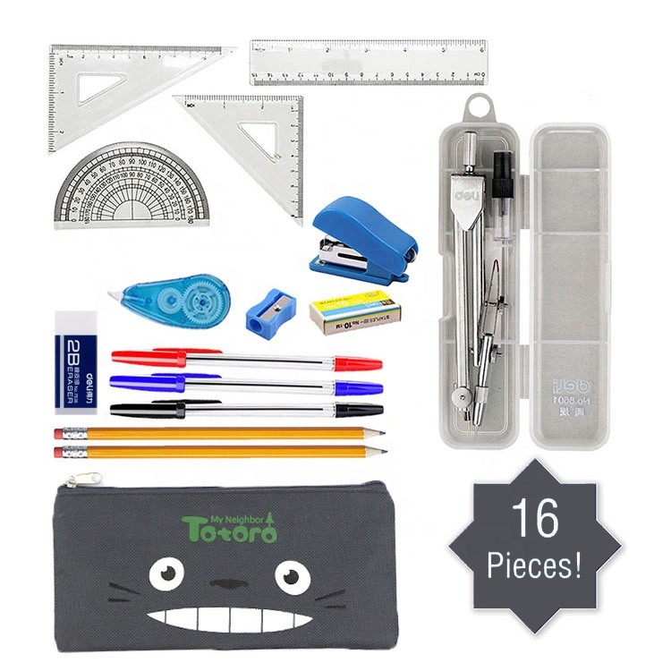 New High Quality Custom Stationery Kits Back to School Stationery Set Great Bundle School Supplies Essentials Cheap Stationary
