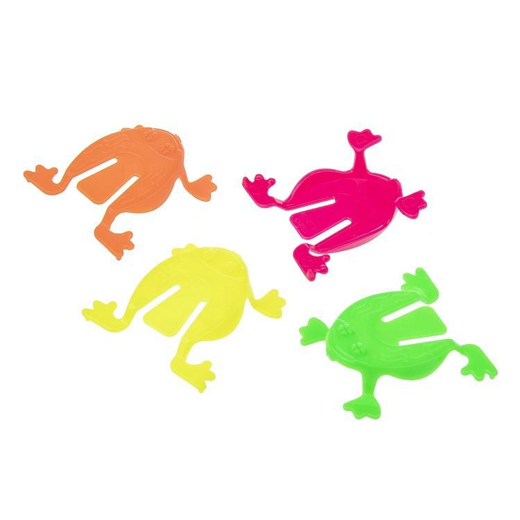 Hot Selling Plastic Jumping Frog Finger Press Bouncing Frog Bouncing Toad Toad Kids Parent-Child Educational Toys Wholesale
