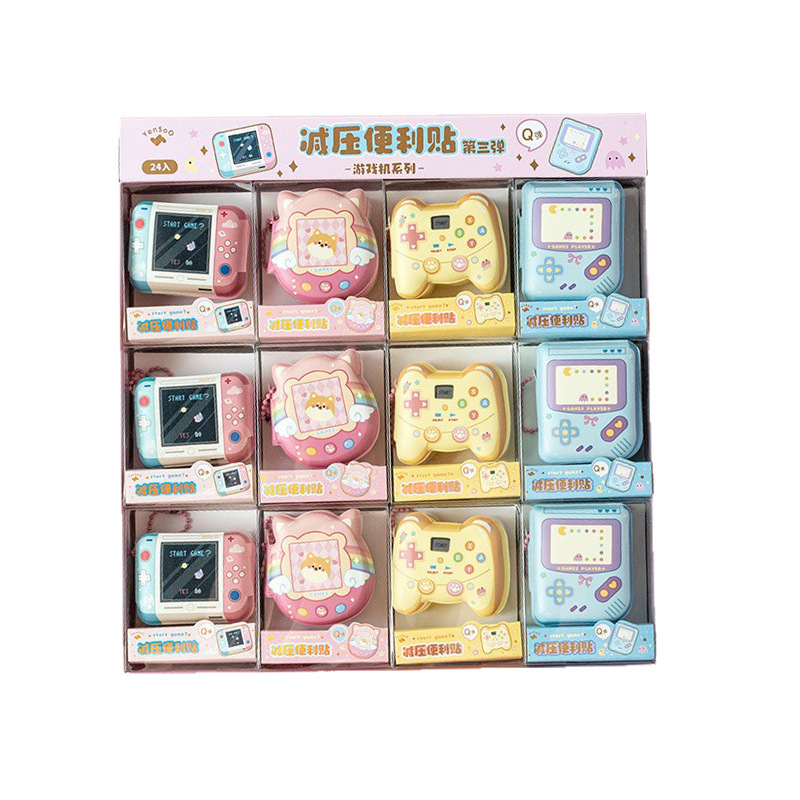 Cute Cartoon Portable Mini Notebook Decompress Relief Sticky Notes Students Portable Preparation Sticky Notes