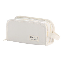 Large Capacity Transparent Pencil Case Pure Color Stationery Box with Cute New Style Can Hold Bar Social Fear Hidden Pain Bag