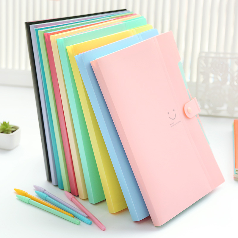 2023 New Product Expanding File Bag 8 Pockets Decorative Expanding Accordion Folder