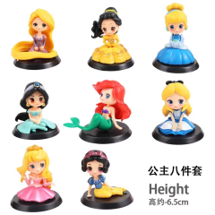 Wholesale 3D Doll Toys Lovely Cartoon Crayon Animal Action Figure Cake Desk Decoration Action Figures Accessories Gifts