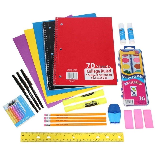 Hotsale  Personal Business Office Art Sets Customized Eco Back to School Supplies Logo Children's Cute Stationery Set