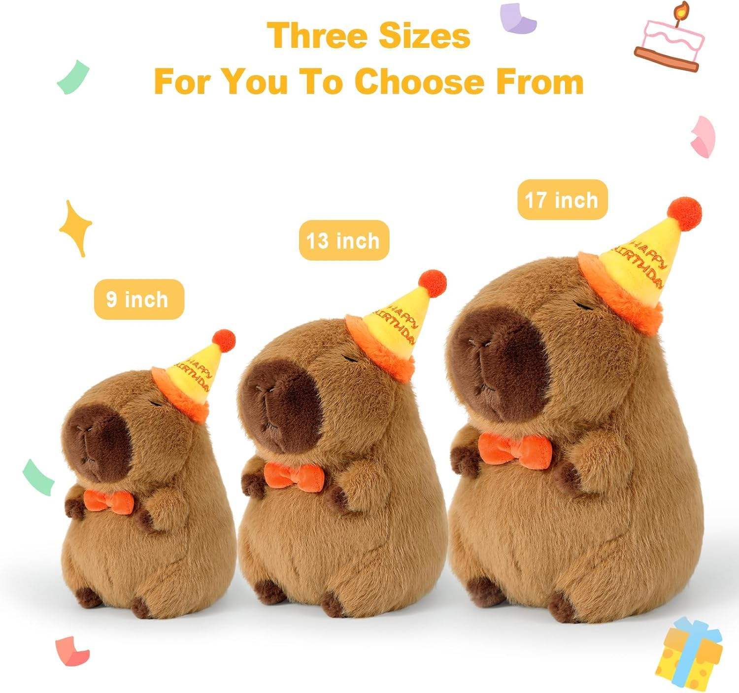 Cute Capybara Plush Stuffed AnimalsToys Speelgoed Best Verkopende 13 Inch Cartoon Custom Baby Geschenken