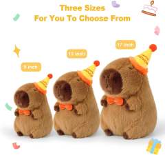 Cute Capybara Plush Stuffed AnimalsToys Speelgoed Best Verkopende 13 Inch Cartoon Custom Baby Geschenken