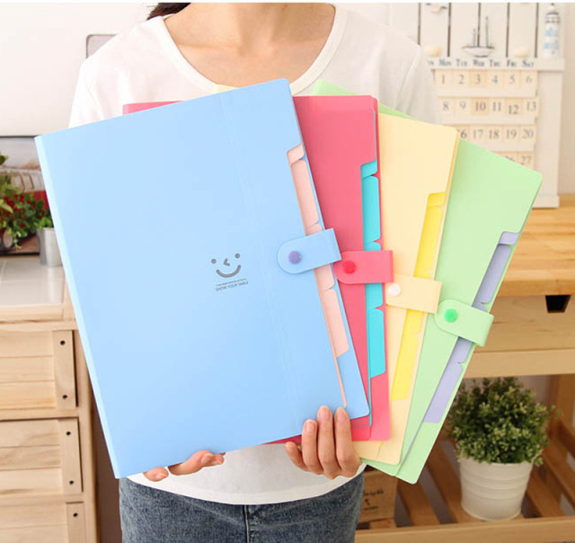 2023 New Product Expanding File Bag 8 Pockets Decorative Expanding Accordion Folder