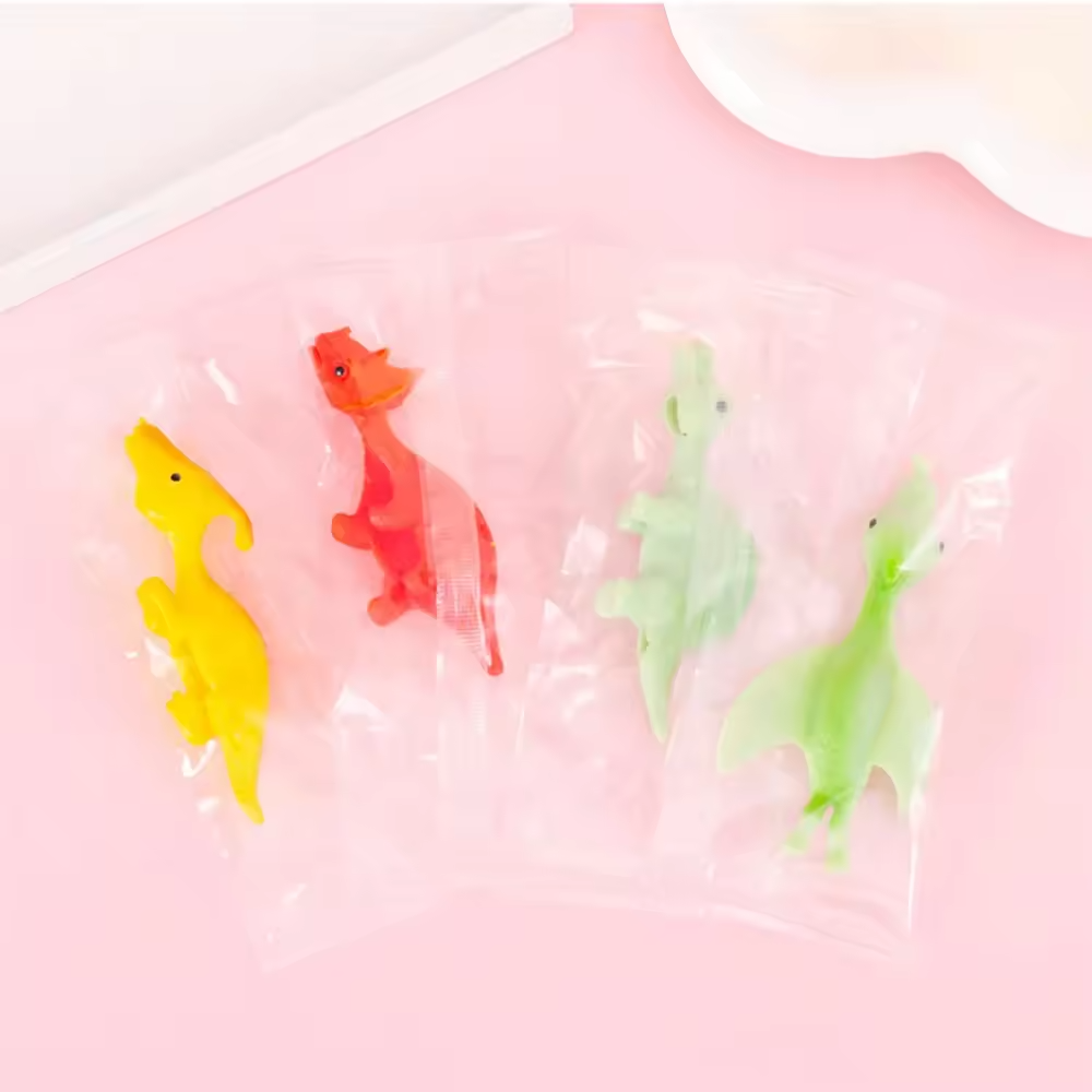 Colorful Finger Catapult Dinosaur Games Kids Birthday Baby Shower Party Favor Giveaway Christmas Gift