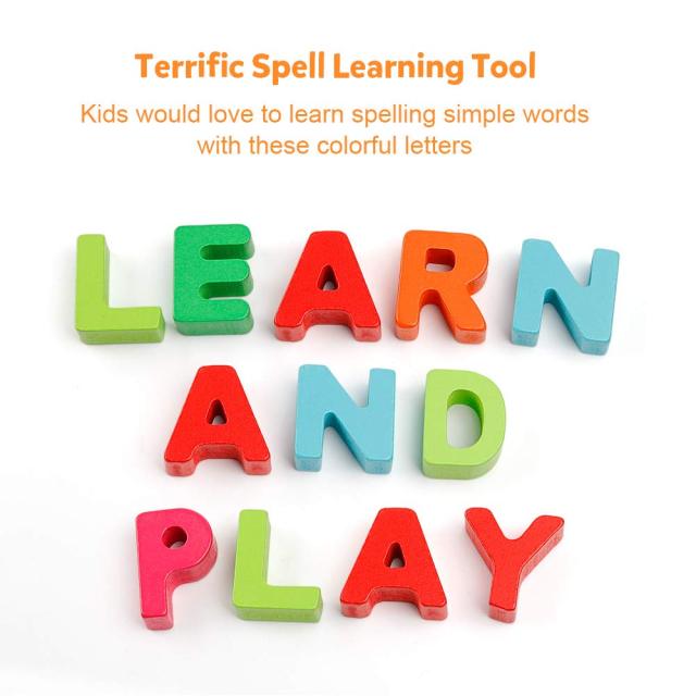 Letters Peg Board Montessori Jigsaw Puzzle Gift Sorting ABC Blocks Matching Game