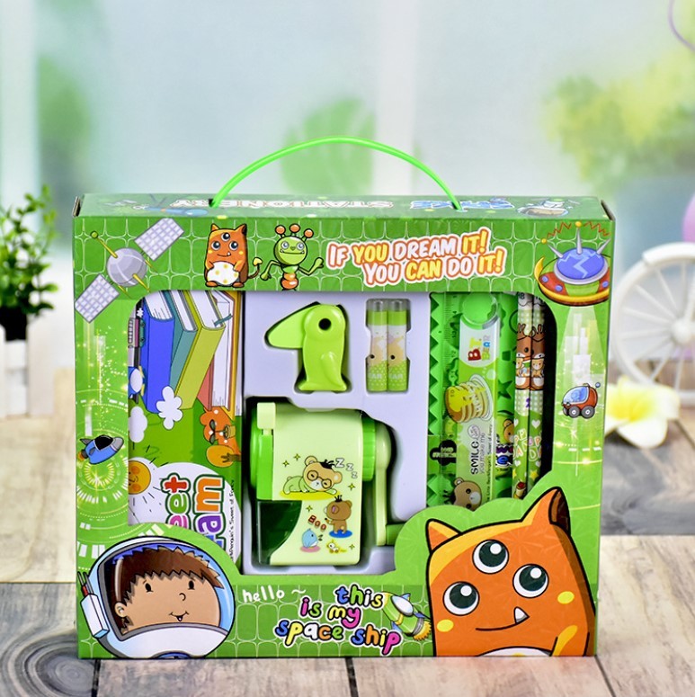 Ready to ShipIn Stock Fast Dispatch Hot Selling Cartoon Stationery Set Back to School Items for Children
