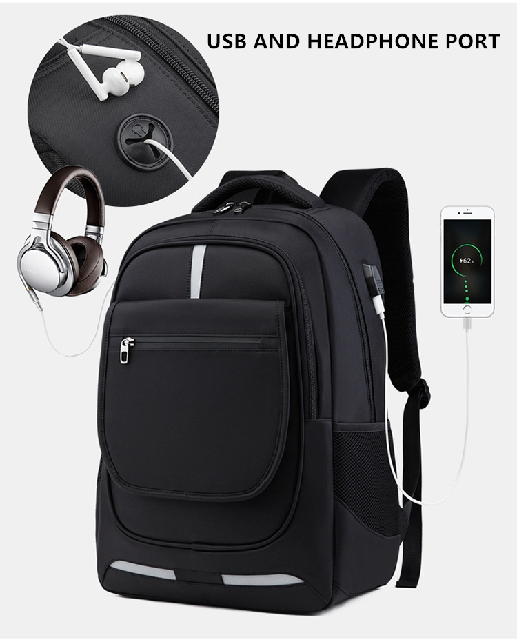 Designer Anti-Theft Day Pack Rucksack Men Women Travel Business 17" Laptop Bags
