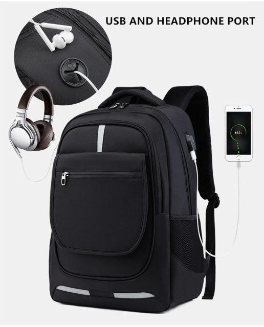 Designer Anti-Theft Day Pack Rucksack Men Women Travel Business 17" Laptop Bags