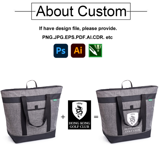 Custom Logo Foldable Food Delivery Bag Oxford Cooler Insulated Bag Travel Portable Tote Picnic Thermal Bag OEM Custom