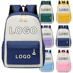 Wholesale School Bags Custom Children Backpack School Bags for Kids Casual Backpack Advertising Gifts with Custom logo