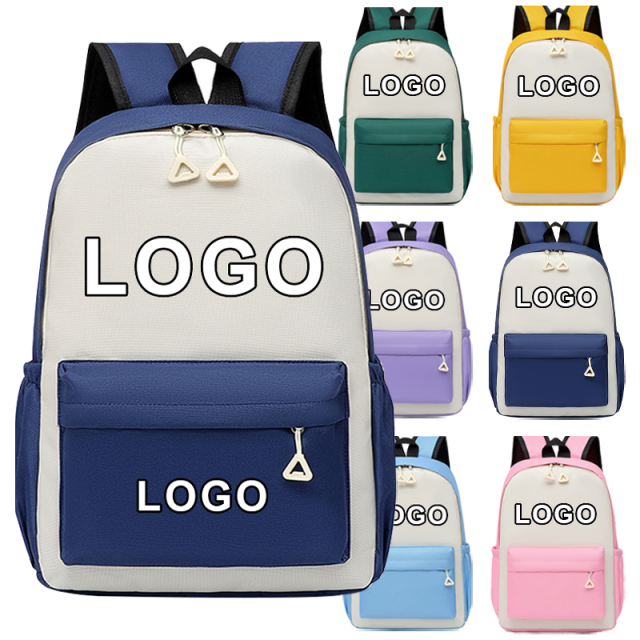 Wholesale School Bags Custom Children Backpack School Bags for Kids Casual Backpack Advertising Gifts with Custom logo
