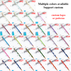 Promotional Rose Gold Ball Pen Luxury Advertise Ballpoint Pen Custom Rose Gold Pen With Logo Printed Pattern Christmas Style