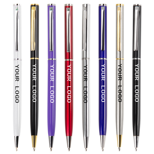Custom Ballpen Wholesale Ballpoint Pen with logo Luxury Metal Ballpoint Pens Hotel Business Gift