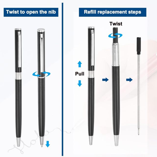 Custom Ballpen Wholesale Ballpoint Pen with logo Luxury Metal Ballpoint Pens Hotel Business Gift