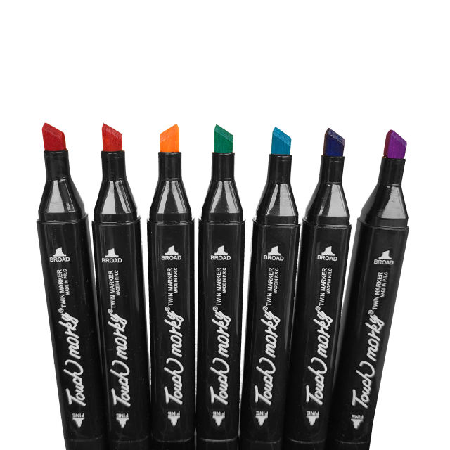 Custom Logo Art Marker Pen Brush Set Wholesale 60/80/168/262 Colors Art Drawing Painting Marker Pen Stationery Set Color Pen Set