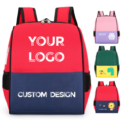 Custom Print Logo Pattern Kid Cute School Bags Kindergarten Backpack for Girl Boys Design Cheapest Kawaii Schoolbag