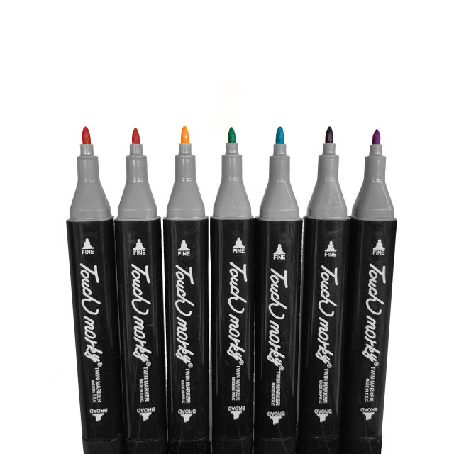 Custom Logo Art Marker Pen Brush Set Wholesale 60/80/168/262 Colors Art Drawing Painting Marker Pen Stationery Set Color Pen Set