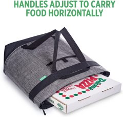 Custom Logo Foldable Food Delivery Bag Oxford Cooler Insulated Bag Travel Portable Tote Picnic Thermal Bag OEM Custom