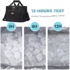 Factory Custom Logo Oxford Lunch Cooler Bag Insulated for Office Travel Picnic Thermal Bag OEM Portable Soft Tote Cooler Box
