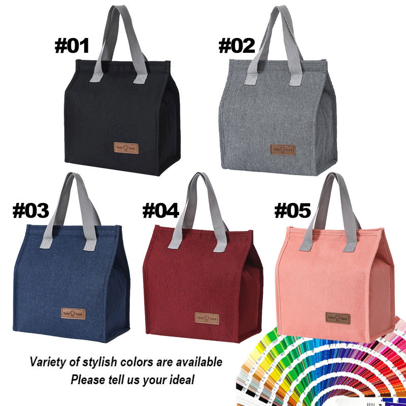 Customizable Oxford Cloth Insulated Picnic Bag With Logo Portable Vintage Summer Student Lunch Bag Wholesale Fashionable Design