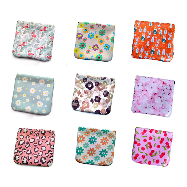 Promotional Wholesale Custom Cosmetic Bag with logo Makeup Storage Bag Pu Leather Wallet Personalized Toiletry Bags for Women